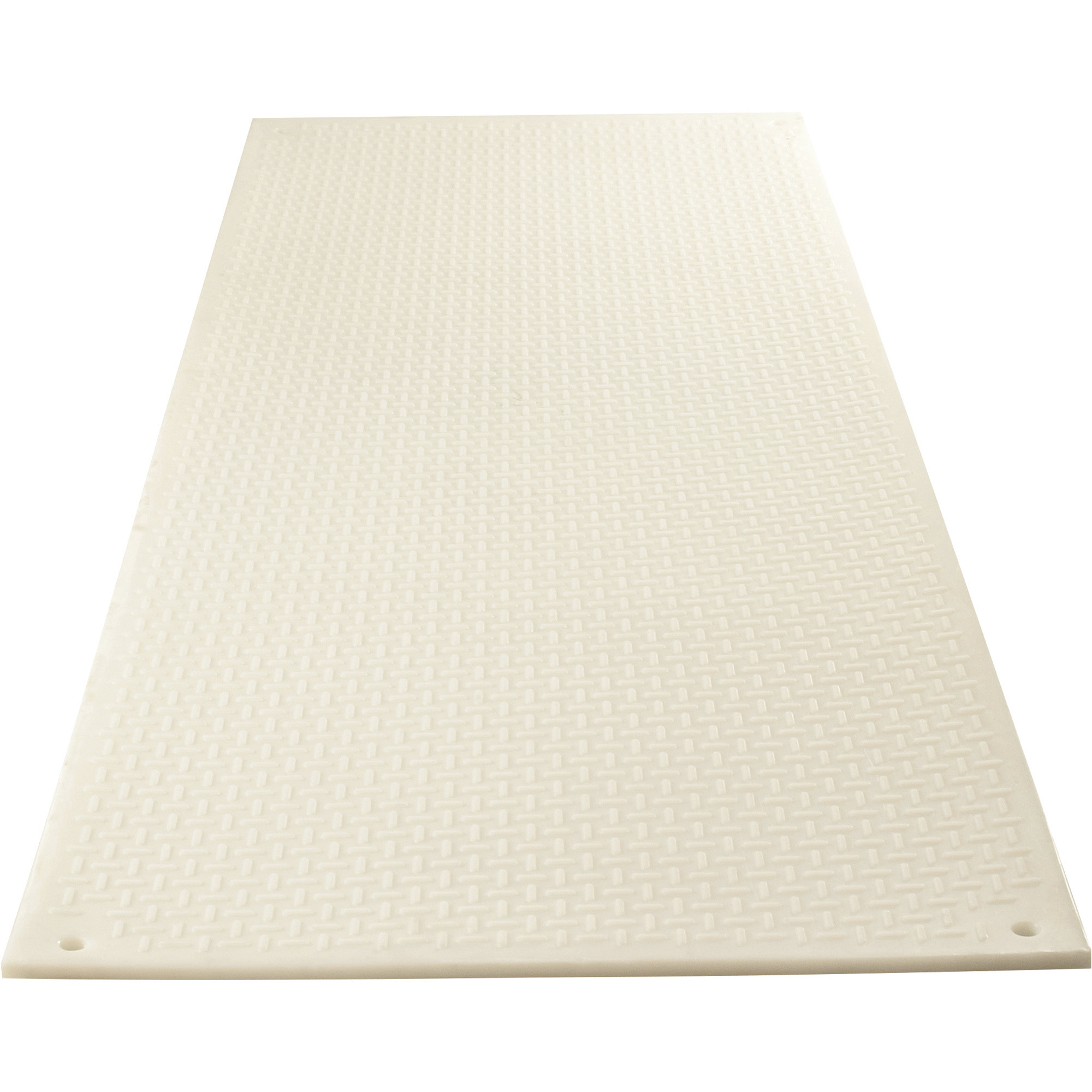 Checkers VersaMat Ground Protection Mat, Clear, 3ft.W x 8ft.L, Diamond Plate/Pedestrian Plate Tread Design, Model# CV38
